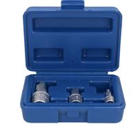 AB Tools 3Pc Magnetic Bits Socket Set Driver For Nuts + Bolts Mixed 1/4" 3/8" 1/2" Drive