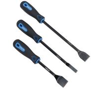 AB Tools 3Pc Scraper Removal Removers For Gaskets Dirt Carbon With Tpr Handles