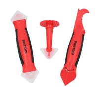 AB Tools 3Pc Silicone Sealant Tool Set Scraper Spreader Spatula Caulk Removers Removal
