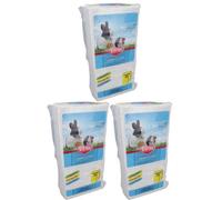 AB Tools 3Pk 24.6L White Clean & Cozy Small Animals Bedding 99% Dust Free Odor Control