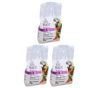AB Tools 3Pk 2Kg Premium Parrot Bird Sand Calcium & Minerals Aid Digestion Cage Litter
