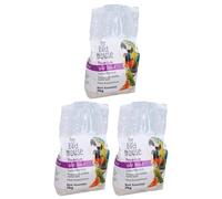 AB Tools 3PK 2kg Premium Parrot Bird Sand Calcium & Minerals Aid Digestion Cage Litter