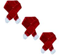 AB Tools 3Pk Dog Humorous Novelty Festive Christmas Santa's Scarf Medium Size