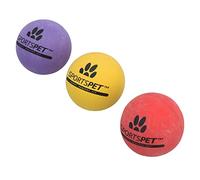 AB Tools 3PK Durable Tough Bounce Premium Non Toxic Rubber Balls For Dog Pet Play Gift