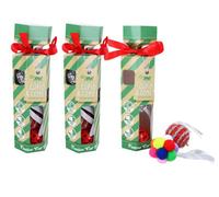 AB Tools 3Pk Kitten Cat Christmas Cracker Gift Each Cracker Contains 4 Different Textured Balls