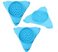 AB Tools 3Pk Slow Treater Dog Feeding Dispensing Mat Licking Toy For Bathing