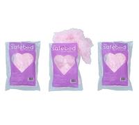 AB Tools 3PK Small Animal Hamster Gerbils Safe Bed Fluff Nesting Bedding - (Colour Varies)
