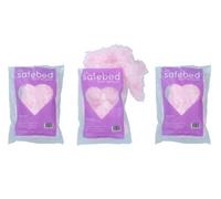 AB Tools 3Pk Small Animal Hamster Gerbils Safe Bed Fluff Nesting Bedding - (Colour Varies)