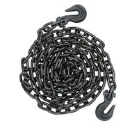 AB Tools 4 Metre Tow Towing Recovery Chain 2 Grab Hooks With 2450Kg Working Load