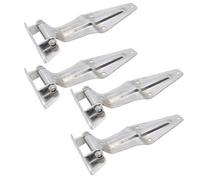 AB Tools 4 Pack 12" Stainless Steel Door Gate Strap Hinge Industrial Quality Heavy Duty