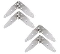 AB Tools 4 Pack 180mm Strap Hinge Stainless Steel Locker Door Hatch Large
