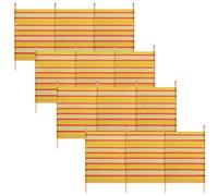 AB Tools 4 PACK 4 Pole Windbreak Beach Shelter 1.2cm by 2.2cm Screen Privacy Stripe