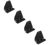 AB Tools 4 Pack Large Black Polyamide Leaf Hinge Reinforced Plastic 80X100mm Italian