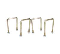 AB Tools 4 Pack M10 70mm X 100mm U-Bolt N-Bolt For Trailers With Nuts High Tensile