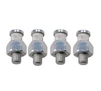 AB Tools 4 Pack M10 Conical Trailer Wheel Nuts & Studs for Suspension Hub Thread
