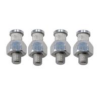 AB Tools 4 Pack M10 Conical Trailer Wheel Nuts & Studs For Suspension Hub Thread