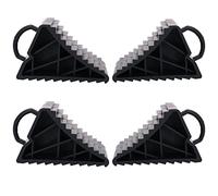AB Tools 4 Pack Safety Wheel Chocks Blocks Car Trailer Caravan Horsebox Wedge