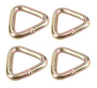 AB Tools 4 Pack Triangular Tie Down Lashing Eye Strap Anchor Ring Point Heavy Duty