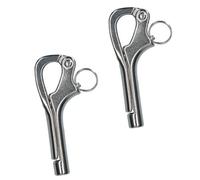 AB Tools 4" Pelican Hook Eye For Boat Guard Rail Marine Grade 316 Stainless Steel 2 Pack