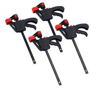 AB Tools 4" Quick Release Rapid Bar Clamp Holder Grip Spreader Speed Clamps 4 Pack
