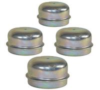 AB Tools 4 Replacement 50mm Metal Dust Cap Wheel Hub Trailer Bearing Grease Cover