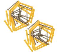 AB Tools 4 X 60mm Countersunk Screws And Wall Raw Plugs For Wood Concrete Brick 60Pc