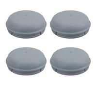 AB Tools 4 X Grey Plastic Hub Cap Grease Dust Bearing Cap 76mm For Ifor Williams Trailers