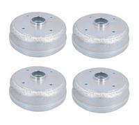 AB Tools 4 X Trailer Brake Drum For Knott 200X50 Brake Shoes 139.7mm 5.5" Pcd 4 Stud