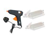 AB Tools 40 Watt Hobby Modelling Glue Gun Hot Melt Gluing Heat Electric Trigger + 22 Glue