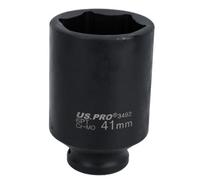 AB Tools 41mm Metric 1/2" Drive Deep Rear Hub Axle Nut Socket 6 Sided Single-Hex