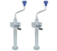 AB Tools 42mm Telescopic Prop Stand And Clamp For Trailer Legs Steady 400 - 650mm 2pk