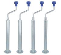 AB Tools 42mm Telescopic Prop Stand For Trailer Legs Support Steady 400 - 650mm 4pk