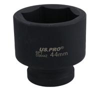 AB Tools 44mm 3/4In Drive Shallow Metric Impact Impacted Socket 6 Sided Single Hex