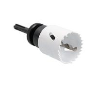 AB Tools 44mm Hss Hole Saw Holesaw Bi-Metal Cutter With Sds Plus Arbor Adaptor