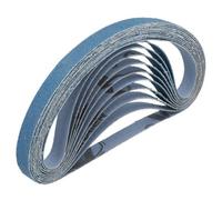 AB Tools 457mm X 13mm Sanding Belts Zirconium Oxide 60 Grit Coarse Power File Sander 10Pc