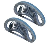 AB Tools 457mm X 13mm Sanding Belts Zirconium Oxide 60 Grit Coarse Power File Sander 20Pc