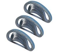 AB Tools 457mm X 13mm Sanding Belts Zirconium Oxide 60 Grit Coarse Power File Sander 30Pc