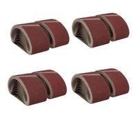 AB Tools 457mm X 75mm Mixed Grit Abrasive Sanding Belts Power File Sander Belt 100 Pack