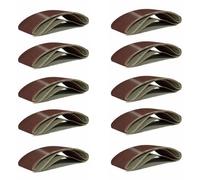 AB Tools 457mm X 75mm Mixed Grit Abrasive Sanding Belts Power File Sander Belt 30 Pack