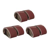 AB Tools 457mm X 75mm Mixed Grit Abrasive Sanding Belts Power File Sander Belt 75 Pack