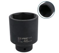 AB Tools 46mm 1/2" Drive Deep Metric Impact Socket 6 Sided For Ball Joints Drive Shafts