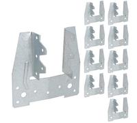AB Tools 47mm Truss Clips Galvanised Brackets Fasteners Fixings Rafters To Wall Plates 10Pc