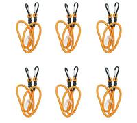 AB Tools 48" Bungee Rope With Carabiner Clips Cords Elastic Tie Down Fasteners 6Pc