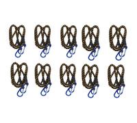AB Tools 48 Inch Bungee Strap With Aluminium Carabiners Hook Tie Down Fastener Holder 10Pc