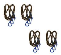 AB Tools 48 Inch Bungee Strap With Aluminium Carabiners Hook Tie Down Fastener Holder 4Pc