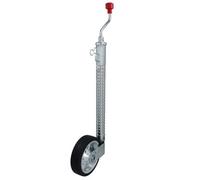AB Tools 48mm Heavy Duty Ribbed Serrated Trailer Jockey Wheel 750Kg Max Nose Weight