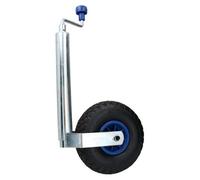 AB Tools 48mm Heavy Pneumatic Jockey Wheel For Caravan Boat Trailer 260mm Wheel