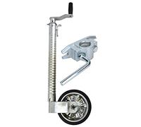AB Tools 48mm Ribbed Jockey Wheel for Trailer with Cast Clamp 48mm_RIB_TR021
