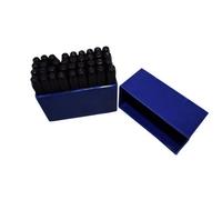 AB Tools 4mm Letter And Number Stamp Set Metal Wood Marking Punch Stamps 36Pc