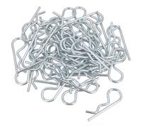AB Tools 4mm R Hair Pin Clip Steel Retaining Clips Spring Steel Cotter Pin 75mm Long 50Pc